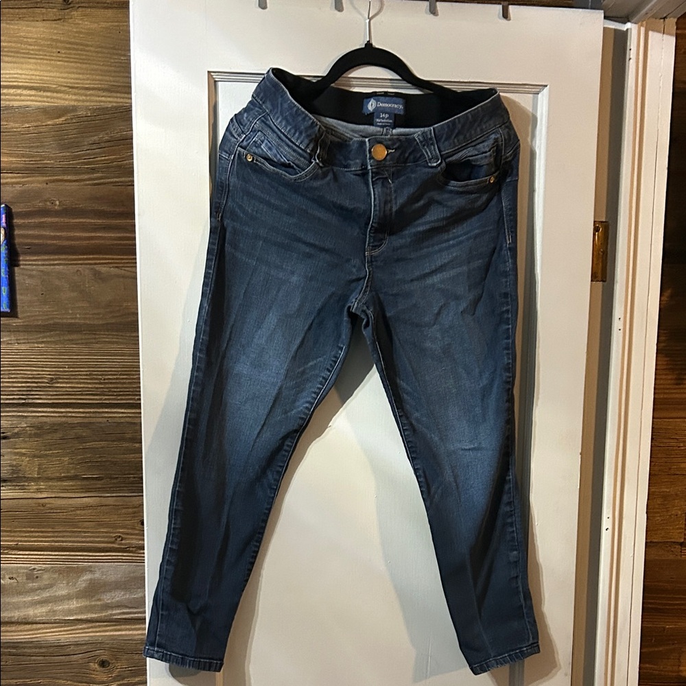 Democracy Dark Blue Women's Straight Leg Jeans